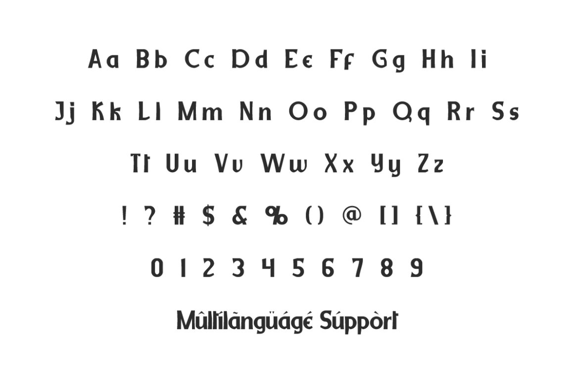 Bronaco FREE Font - view 6