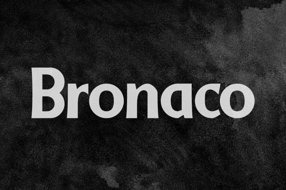 Bronaco FREE Font alternate