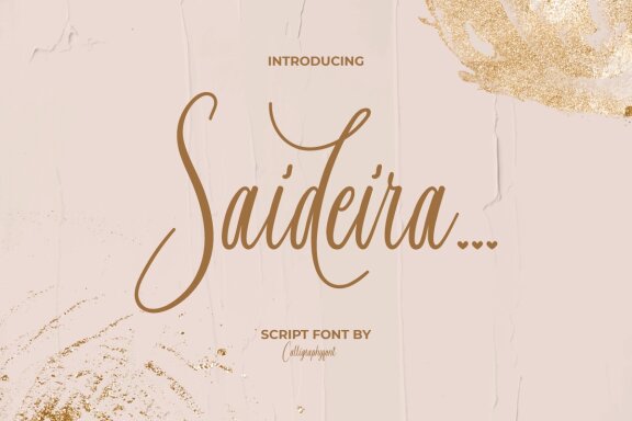 Saideira FREE Font