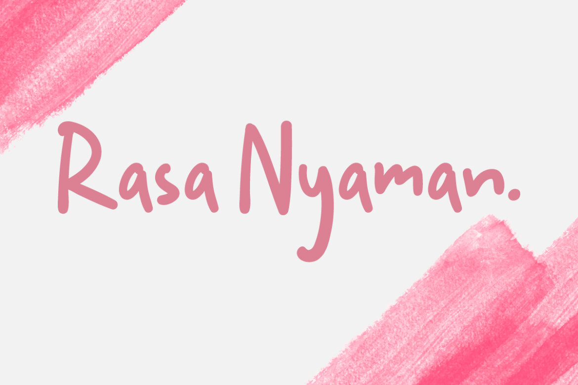 Rasa Nyaman FREE Font alternate
