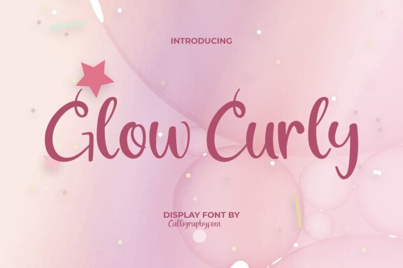Glow Curly FREE Font
