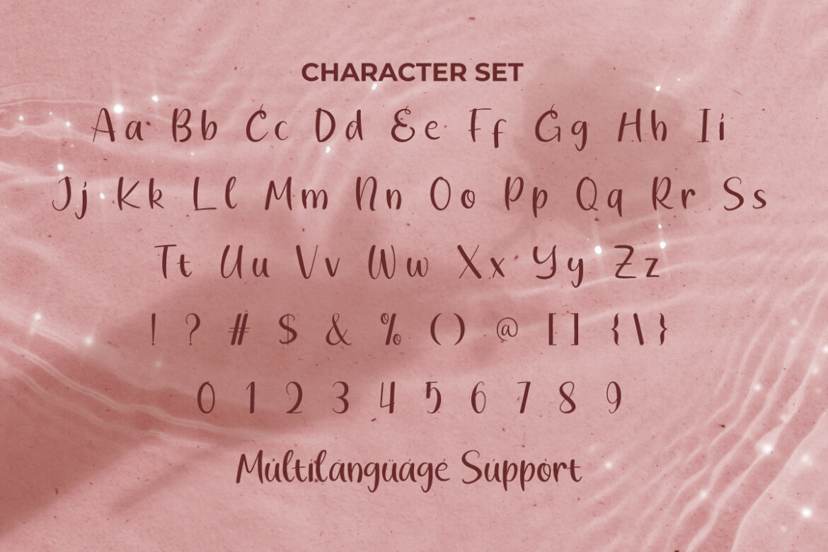 Glow Curly FREE Font - view 5