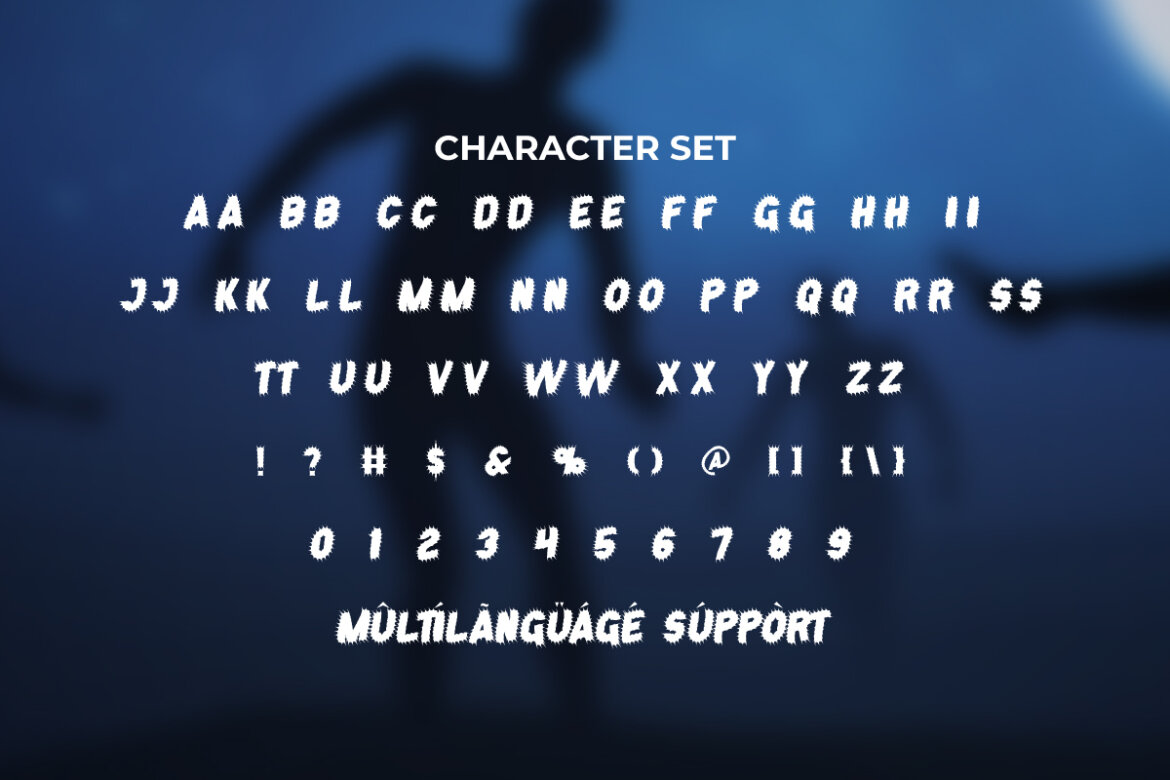 Teror Hantu FREE Font - view 5