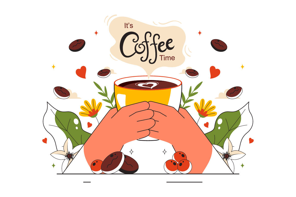 11 International Coffee Day FREE Illustrations - view 4