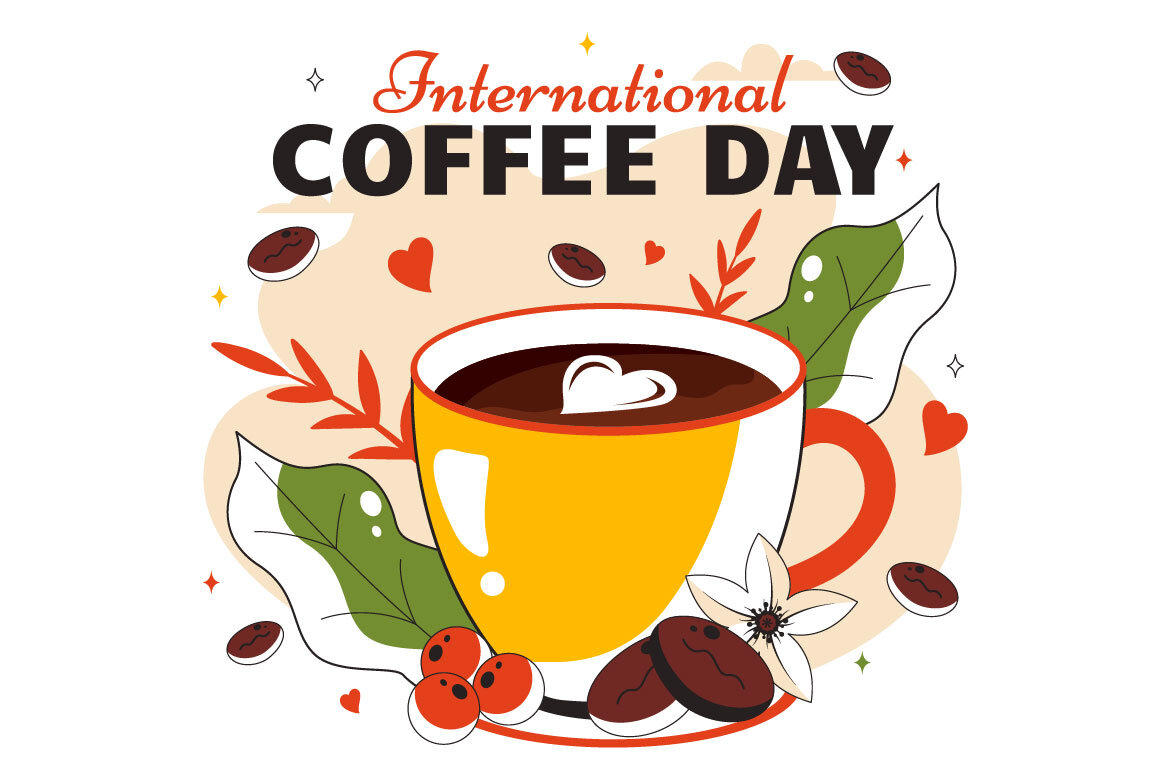11 International Coffee Day FREE Illustrations - view 5