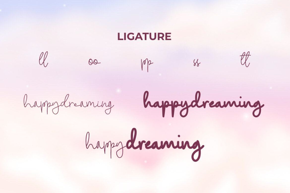 Happy Dreaming FREE Font - view 6