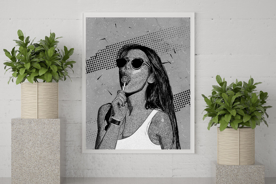 Editable FREE Photoshop Photo Effect - view 8