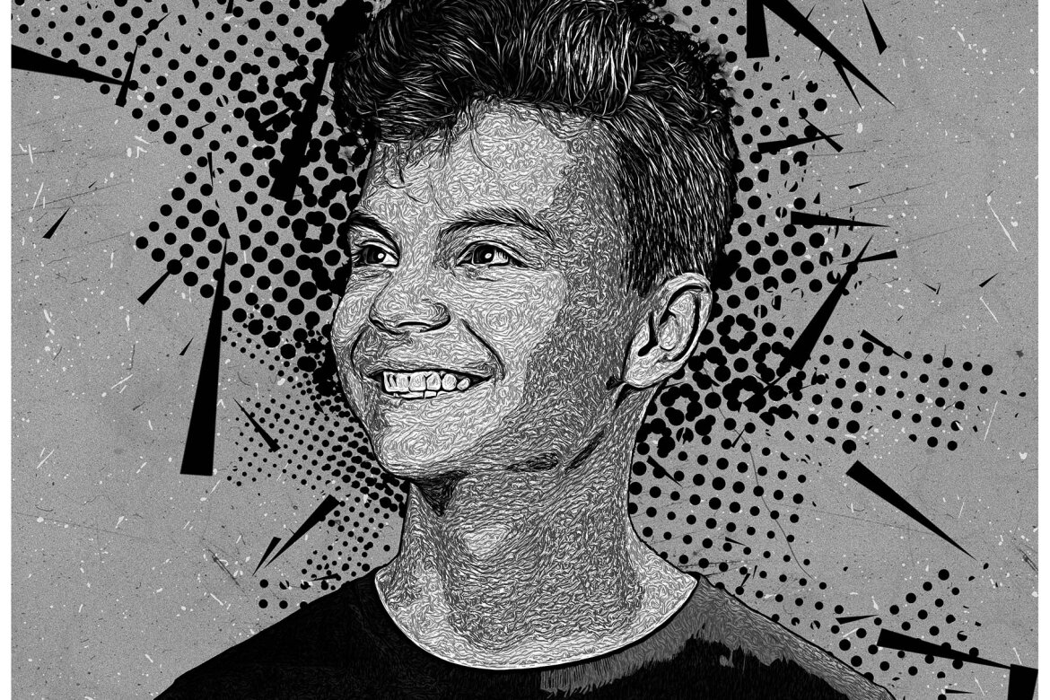 Editable FREE Photoshop Photo Effect - view 4