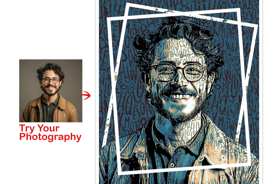 Editable FREE Photoshop Photo Effect - view 7