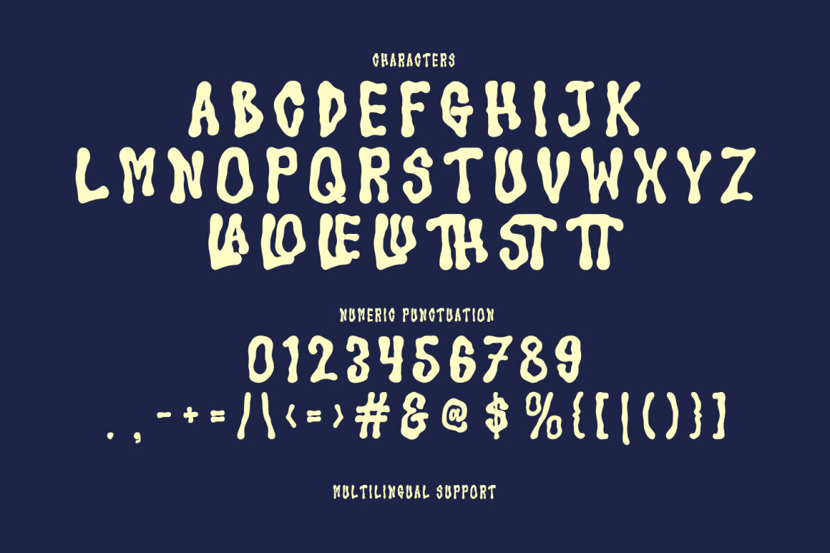 Acidzz Liquid Display FREE Font - view 7