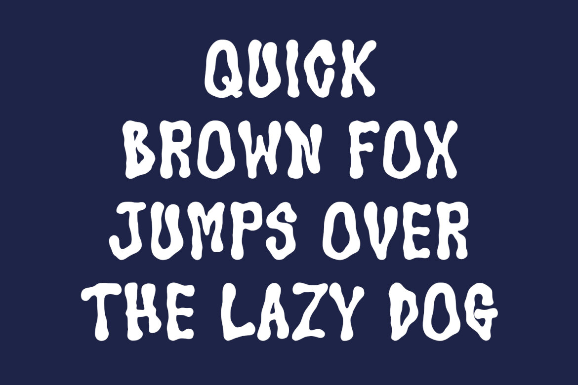 Acidzz Liquid Display FREE Font - view 4