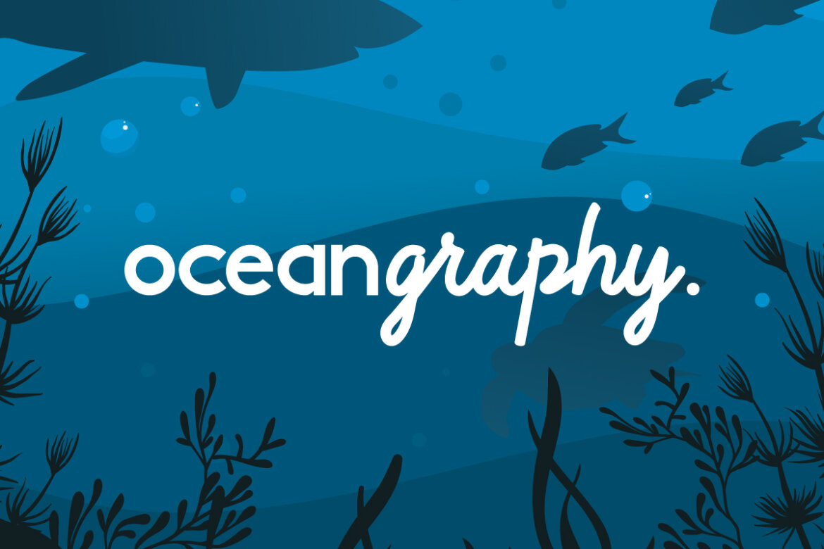 Ocean Graphy FREE Font alt