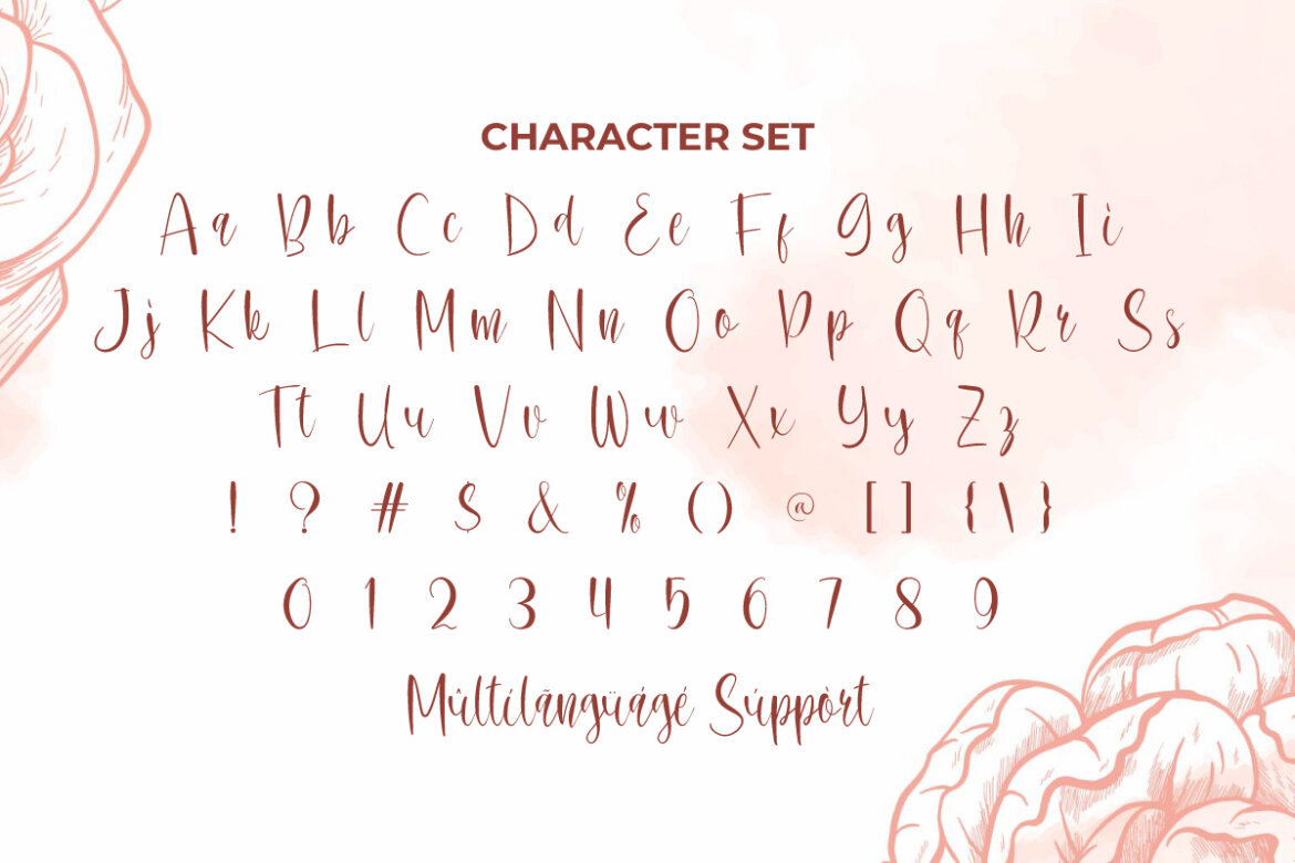 Rose Seravina FREE Font - view 5