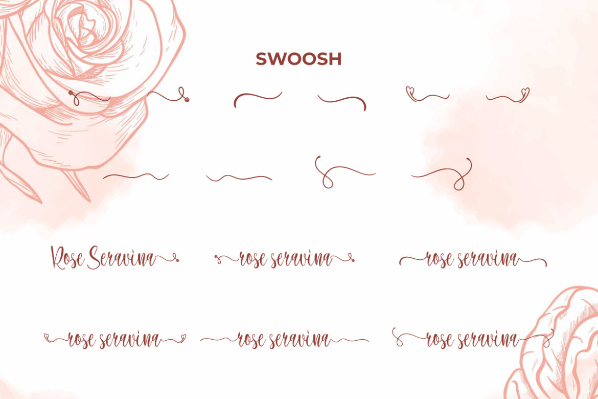 Rose Seravina FREE Font - view 9