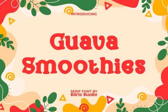 Guava Smoothies FREE Font