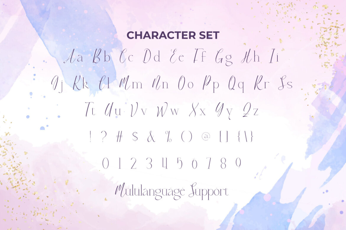 Lavendra FREE Font - view 6