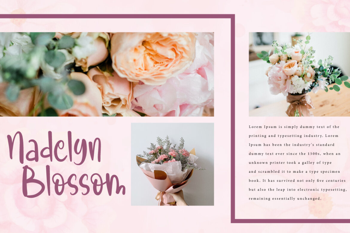 Cranberry Blossom FREE Font - view 7