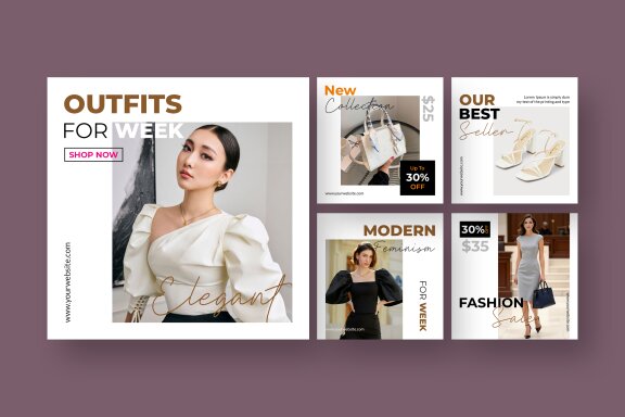 Fashion - FREE Instagram Post Templates