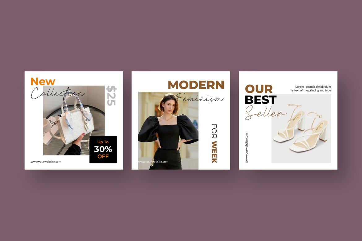 Fashion - FREE Instagram Post Templates - view 4