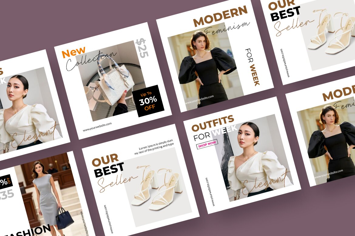 Fashion - FREE Instagram Post Templates alternate