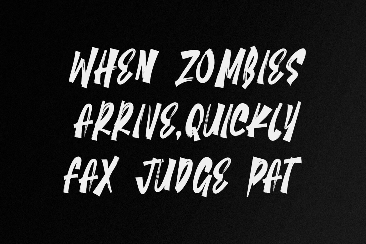 Mujared FREE Brush Font - view 5