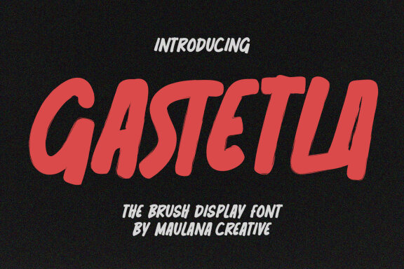 Gastetla Brush FREE Font