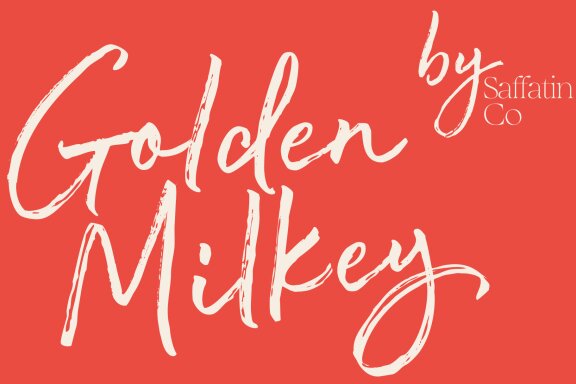 Golden Milkey FREE Brush Font