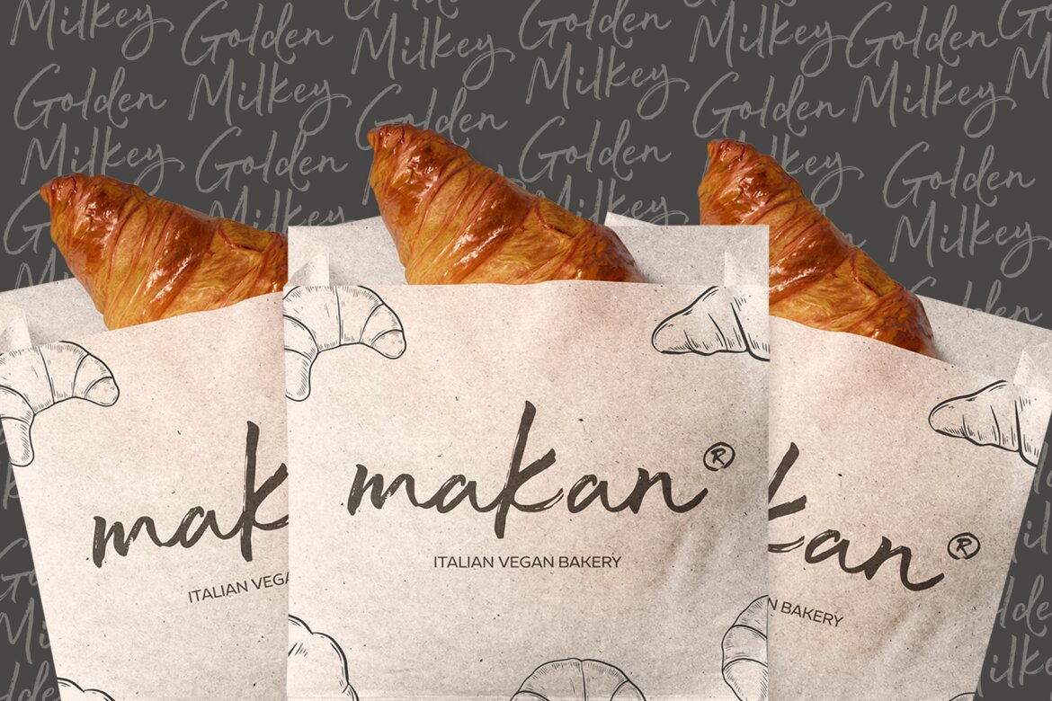 Golden Milkey FREE Brush Font alternate