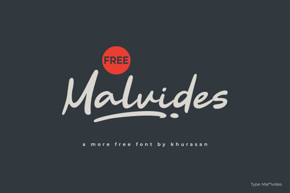 Malvides FREE Font