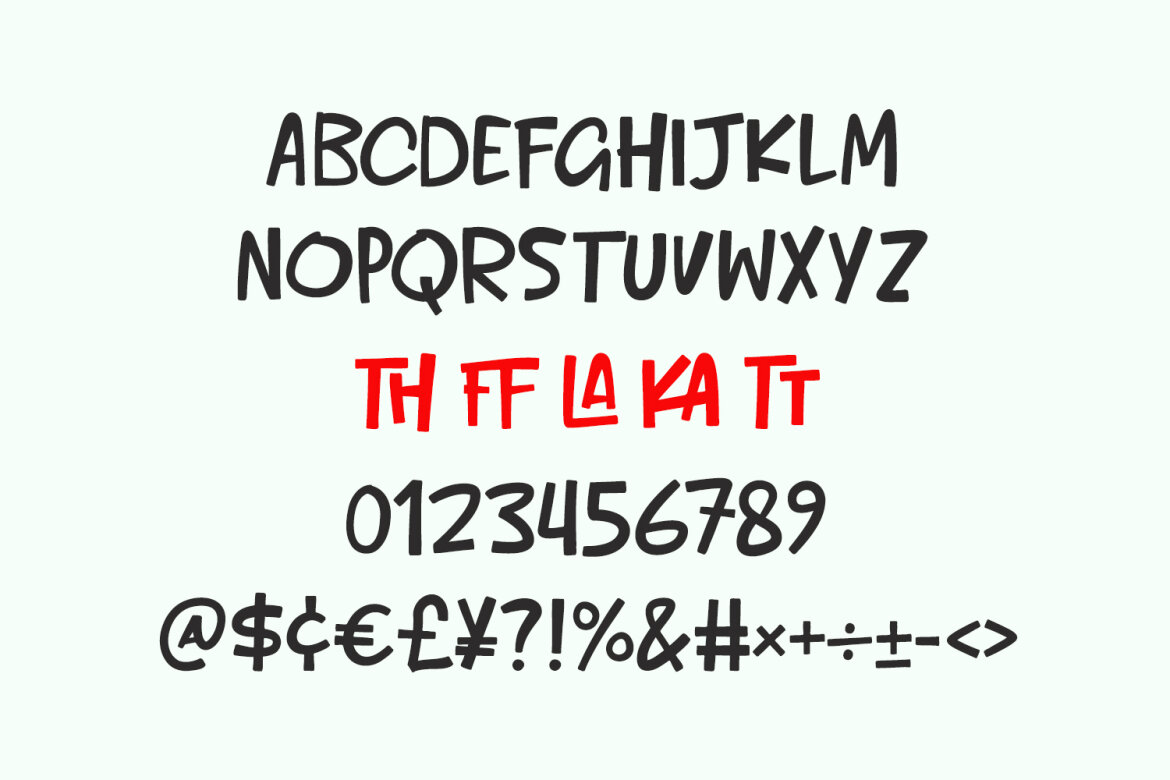 Thanmo Chinsu FREE Handwritten Font - view 5