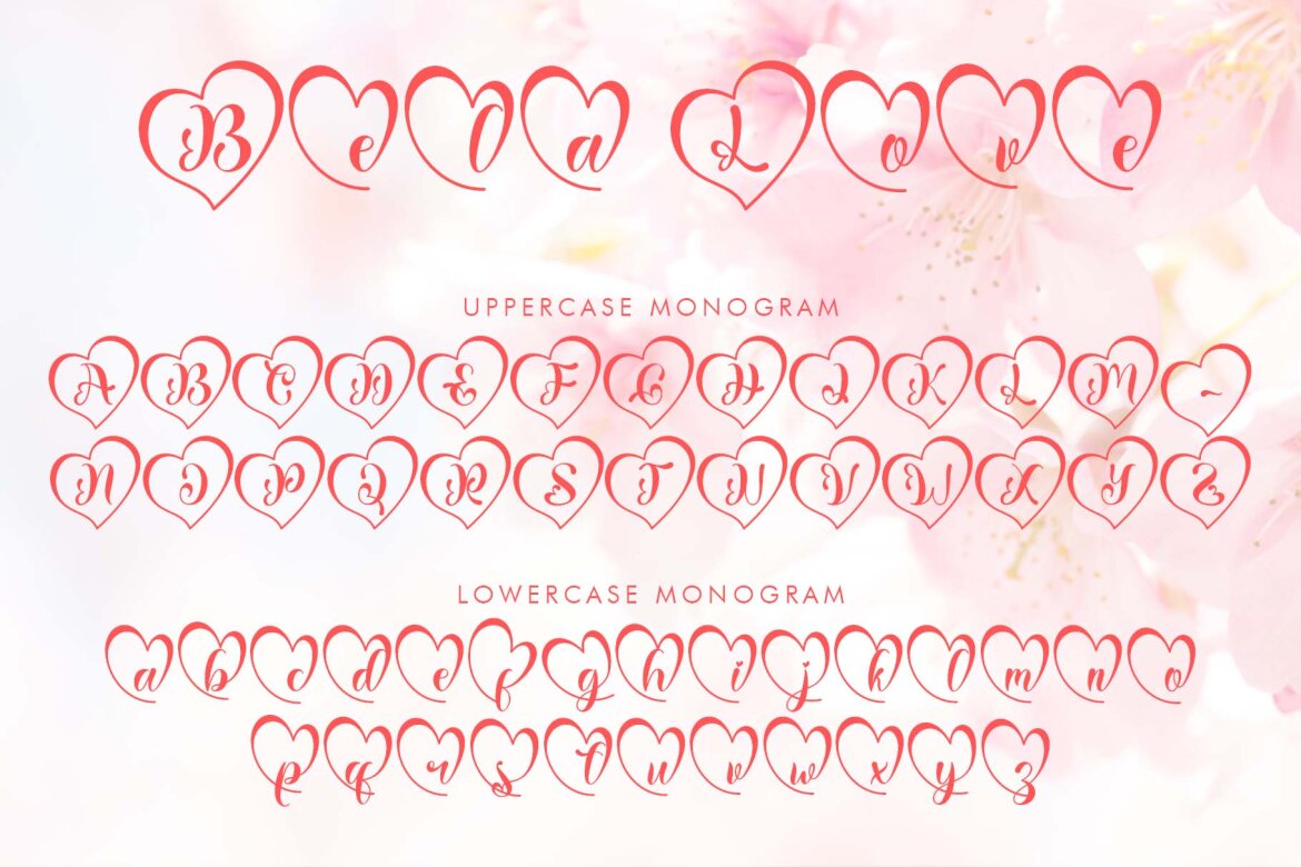 Bela Love FREE Font - view 5