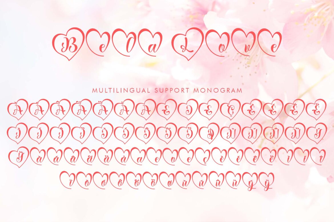 Bela Love FREE Font - view 7