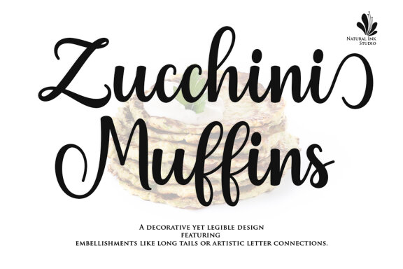 Zucchini Muffins FREE Font