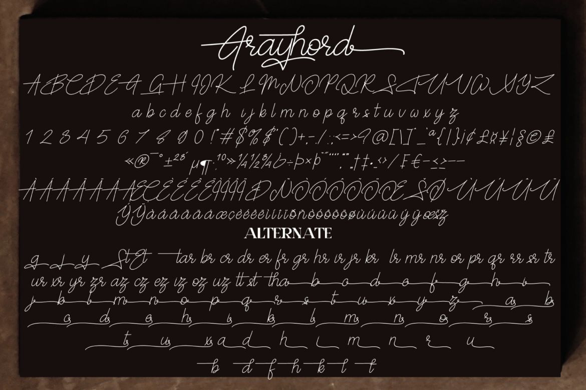 Frayhord Monoline Script - view 9