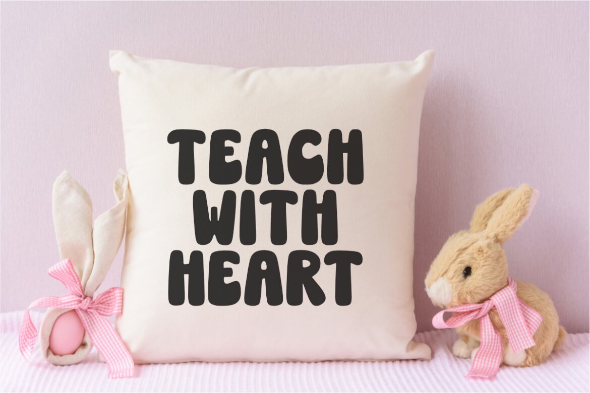 Teach Vibes - Free Groovy Font - view 8