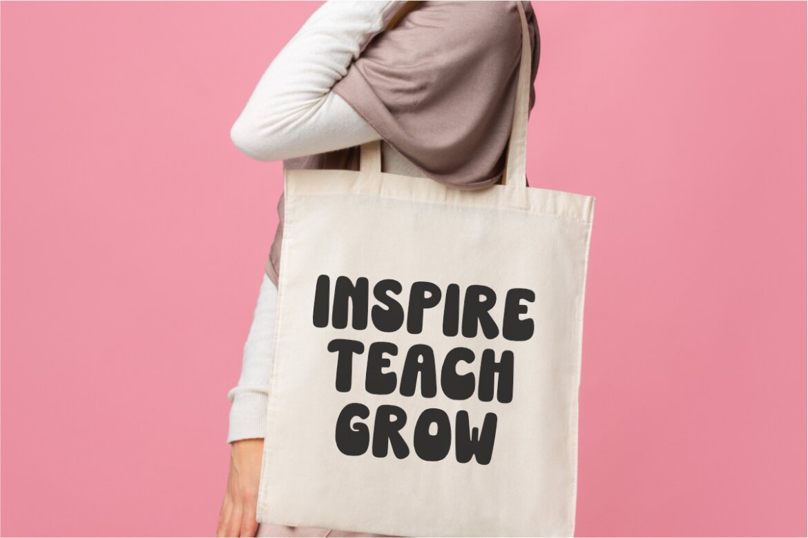 Teach Vibes - Free Groovy Font - view 7