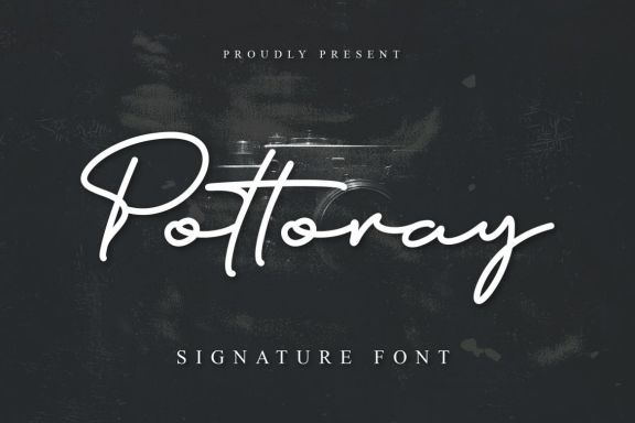 Pottoray - Signature Font