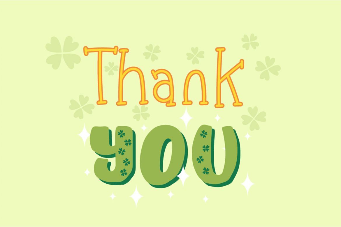 Happy Clover Font Duo - view 9