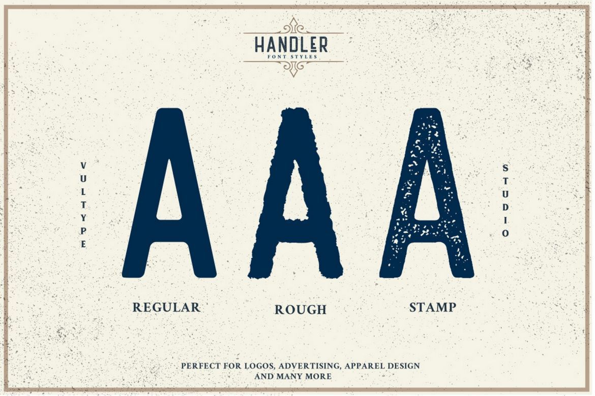 Handler - Vintage Sans Serif - view 6