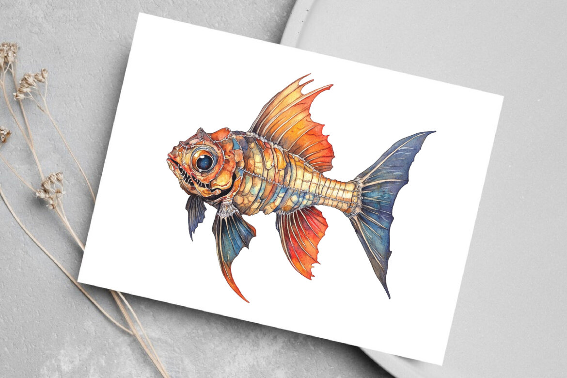 Spooky Weird Halloween FREE Clipart - view 7