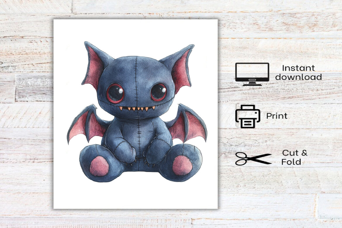 Spooky Weird Halloween FREE Clipart - view 9