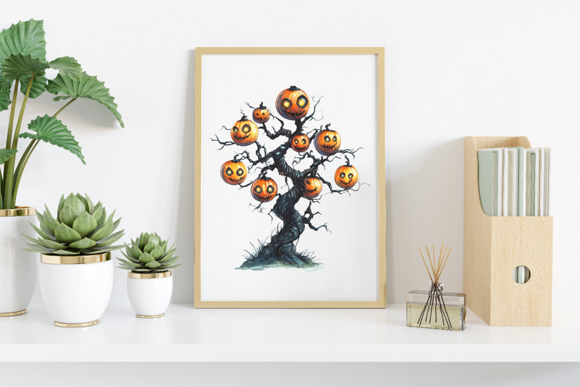 Spooky Weird Halloween FREE Clipart - view 6