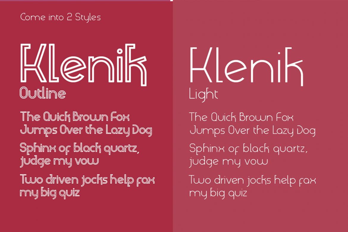 Klenik | a Slab Seriff Font - view 4
