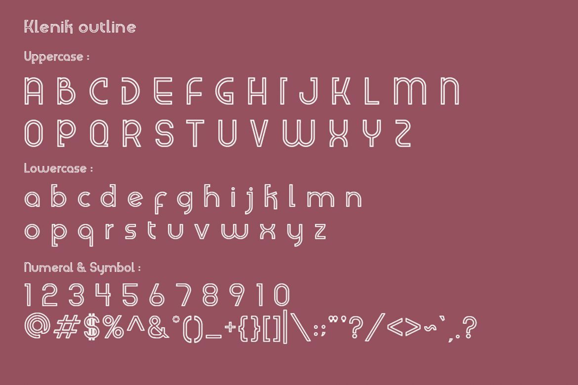 Klenik | a Slab Seriff Font - view 5