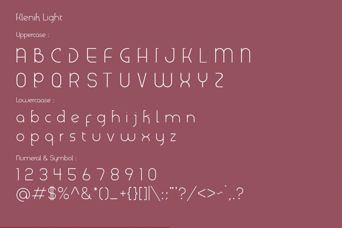 Klenik | a Slab Seriff Font - view 6
