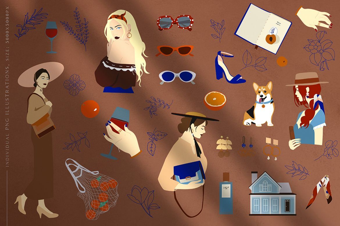 Josephine Collage Set alternate