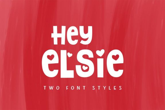Hey Elsie | Two Font Syle