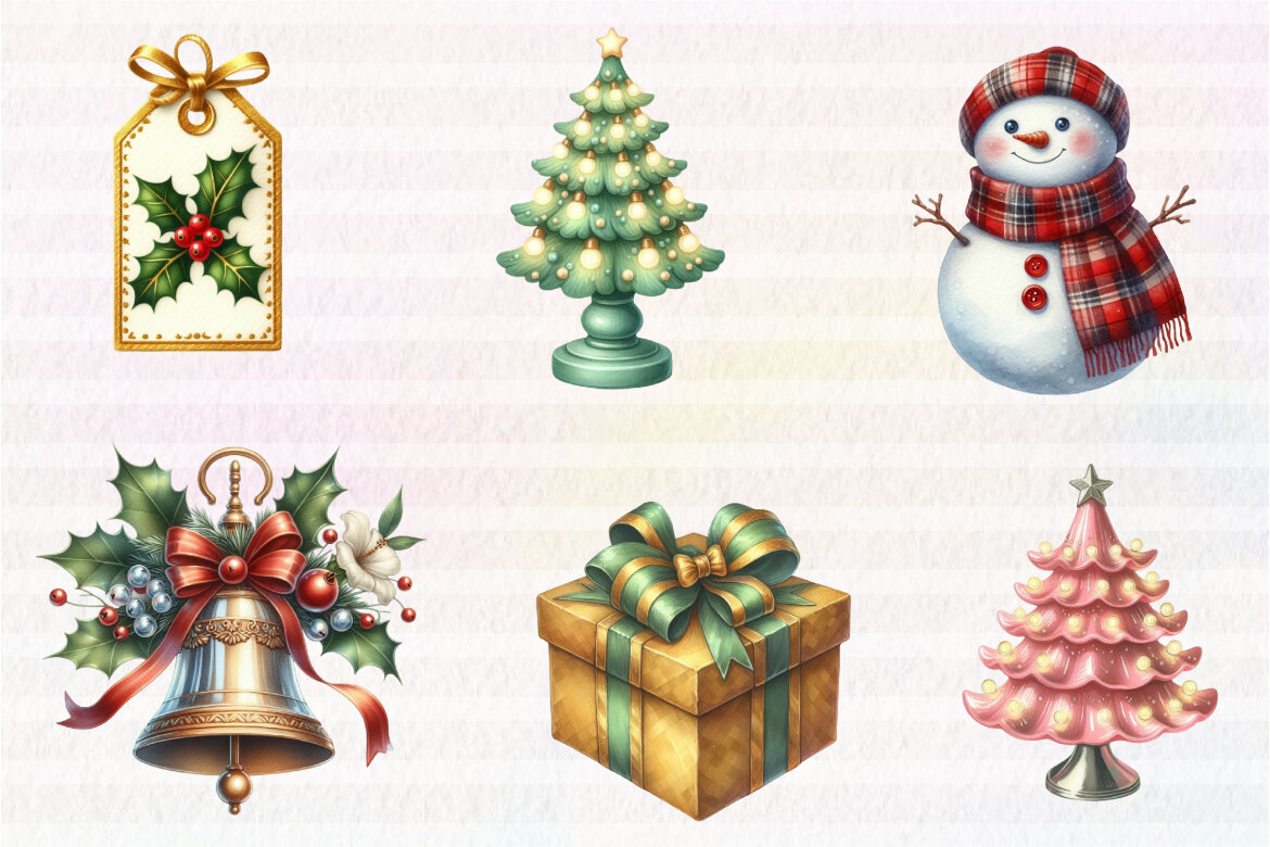 Vintage Christmas Sublimation FREE Bundle alternate