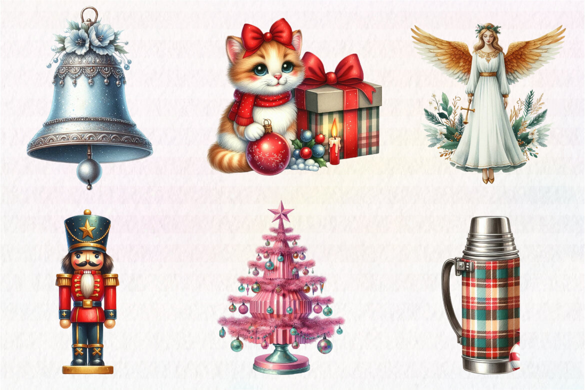 Vintage Christmas Sublimation FREE Bundle alternate