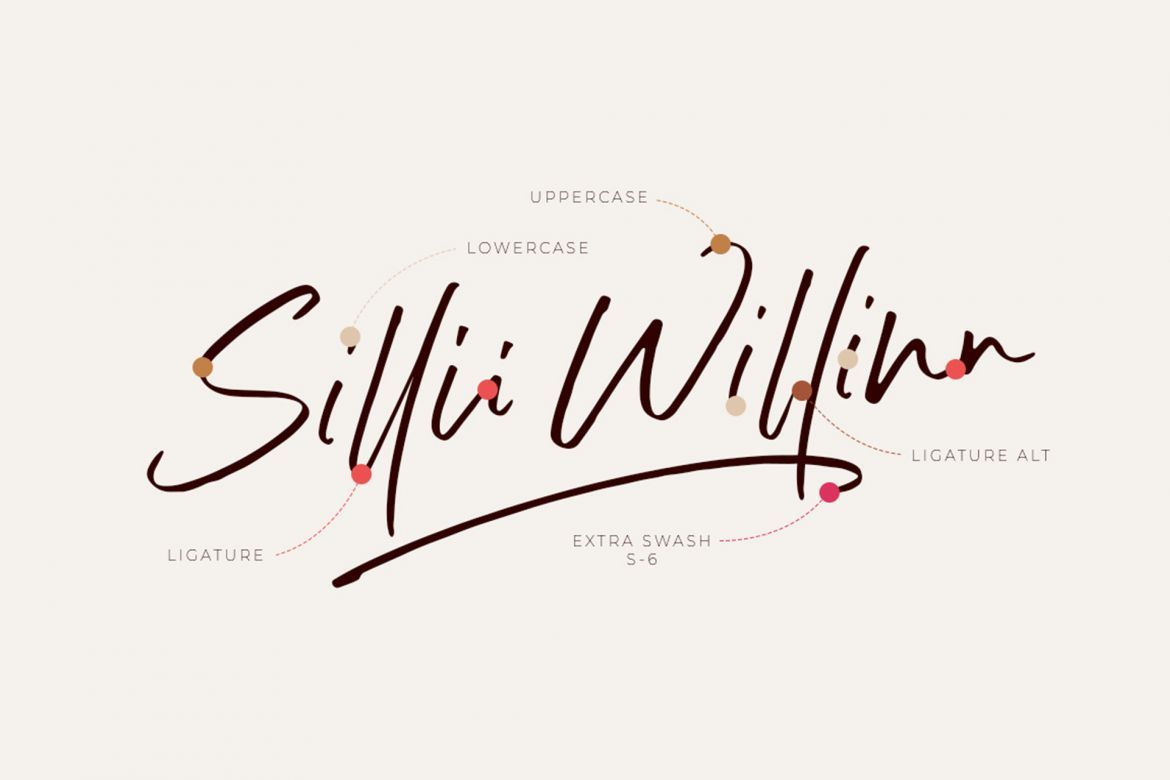 Sillii Willinn • A Handwritten Font - view 7